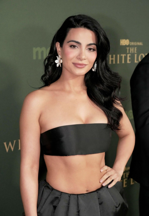 Emeraude Toubia at The White Lotus Premiere, February 2025 3