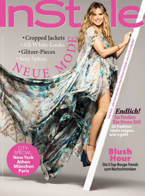 Heidi Klum in InStyle Germany, March 2025