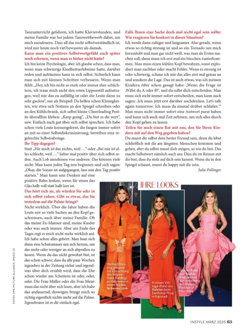 Heidi Klum in InStyle Germany, March 2025 4