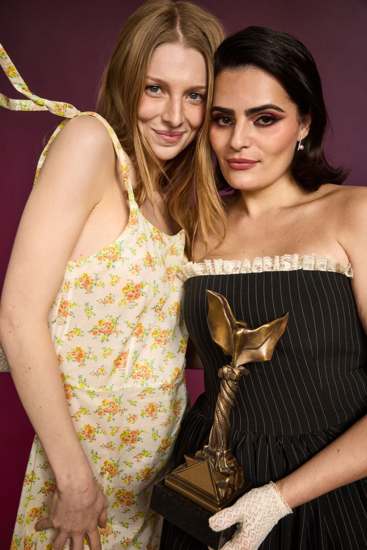 Hunter Schafer and Nava Mau at Spirit Awards, Feb 2025