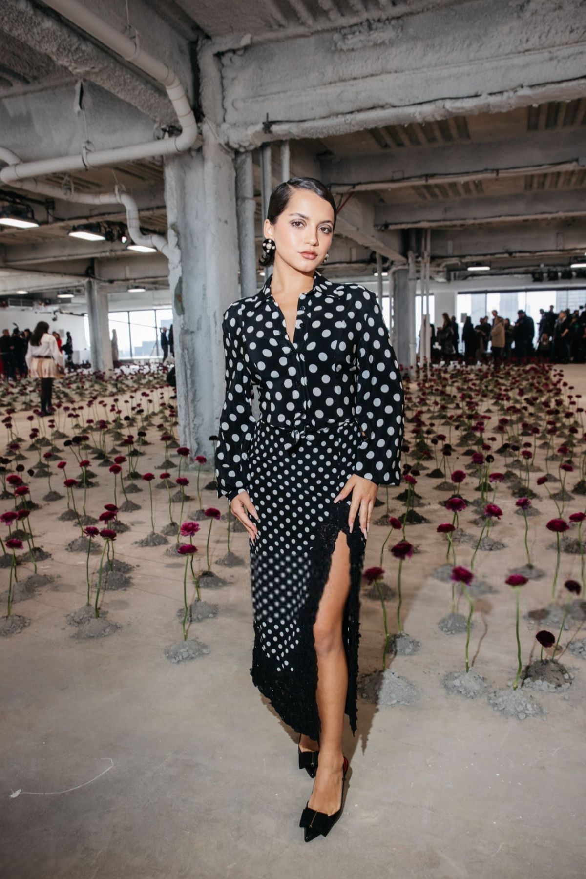 Isabela Merced at Carolina Herrera Fall RTW 2025 Fashion Show, February 2025