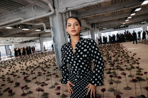 Isabela Merced at Carolina Herrera Fall RTW 2025 Fashion Show, February 2025 4