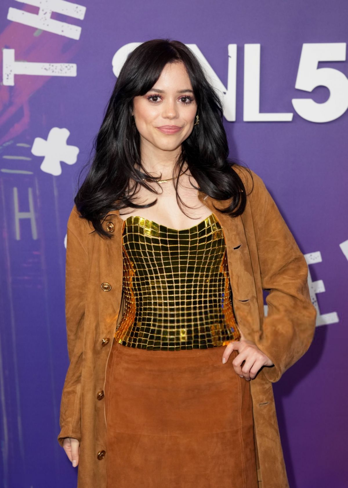 Jenna Ortega at SNL50 Homecoming Concert New York, February 2025