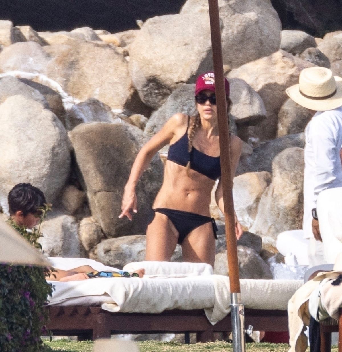 Jessica Alba in Bikini on Vacation in Los Cabos, Feb 2025