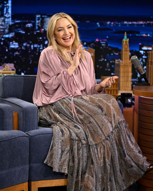 Kate Hudson on The Tonight Show with Jimmy Fallon, February 2025 3