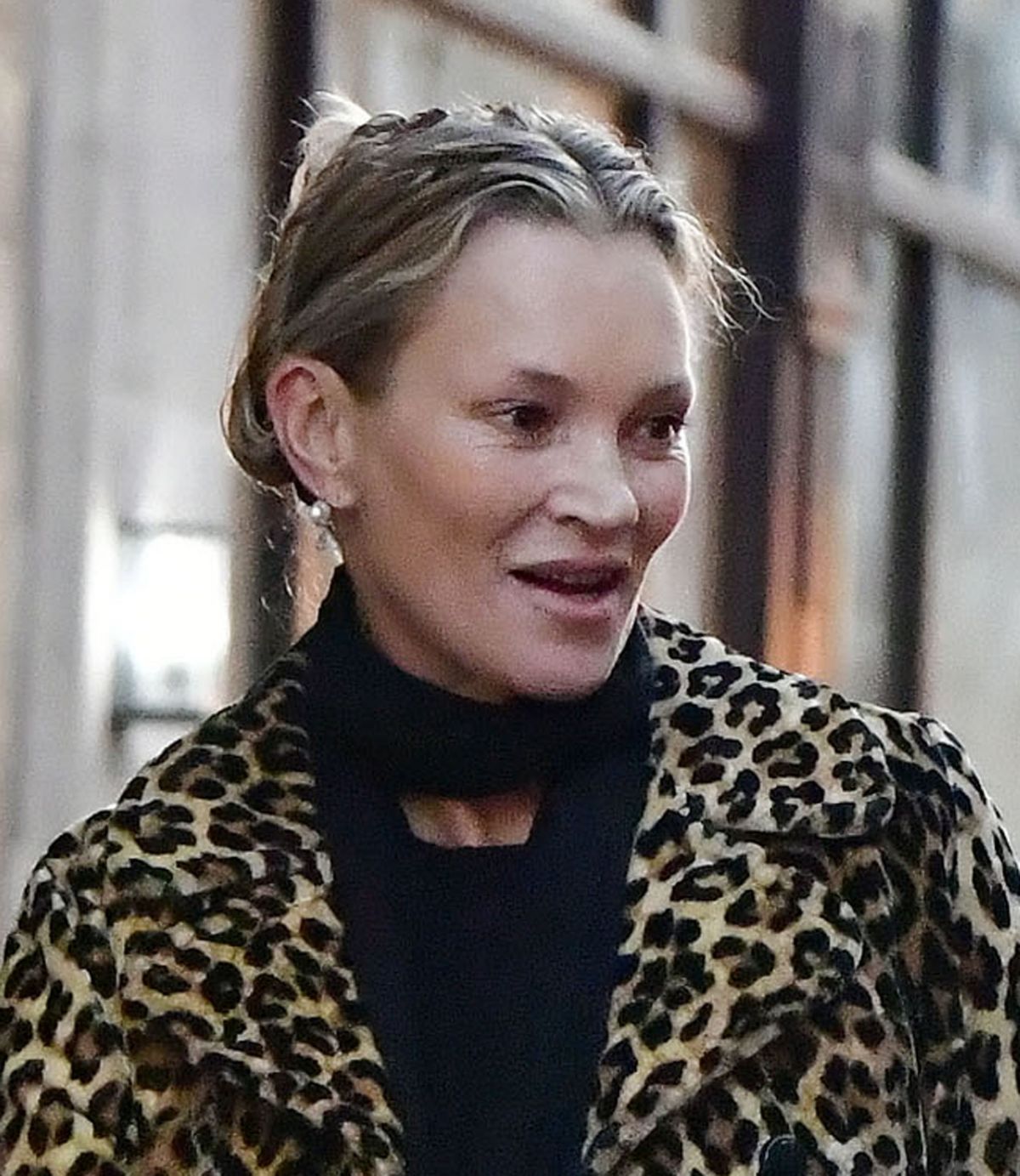 Kate Moss at Hairdresser in London, January 2025