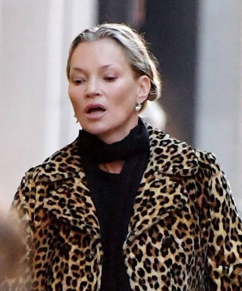 Kate Moss at Hairdresser in London, January 2025 1