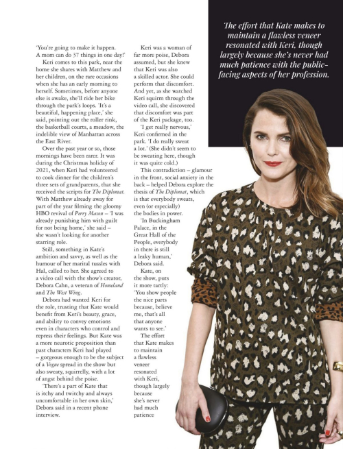 Keri Russell in Fairlady Magazine, March 2025 2