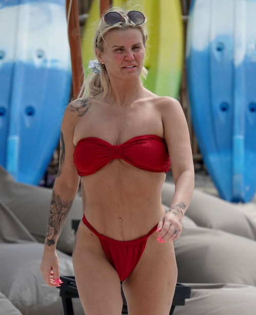 Kerry Katona in Bikini on Valentine's Day in Thailand, February 2025