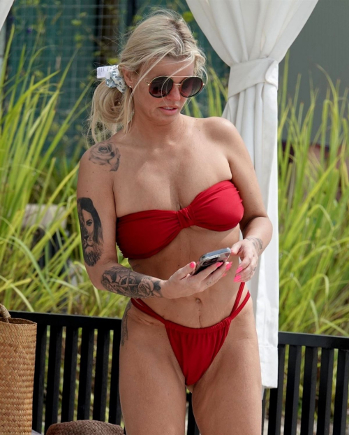 Kerry Katona in Bikini on Valentine