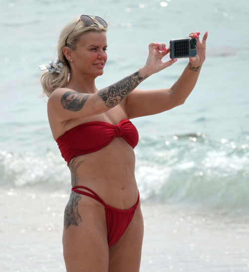 Kerry Katona in Bikini on Valentine