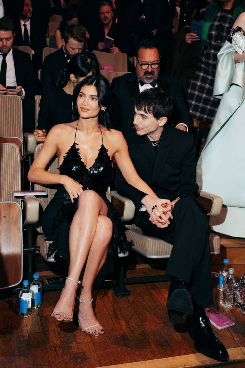 Kylie Jenner and Timothée Chalamet at BAFTA Awards, February 2025