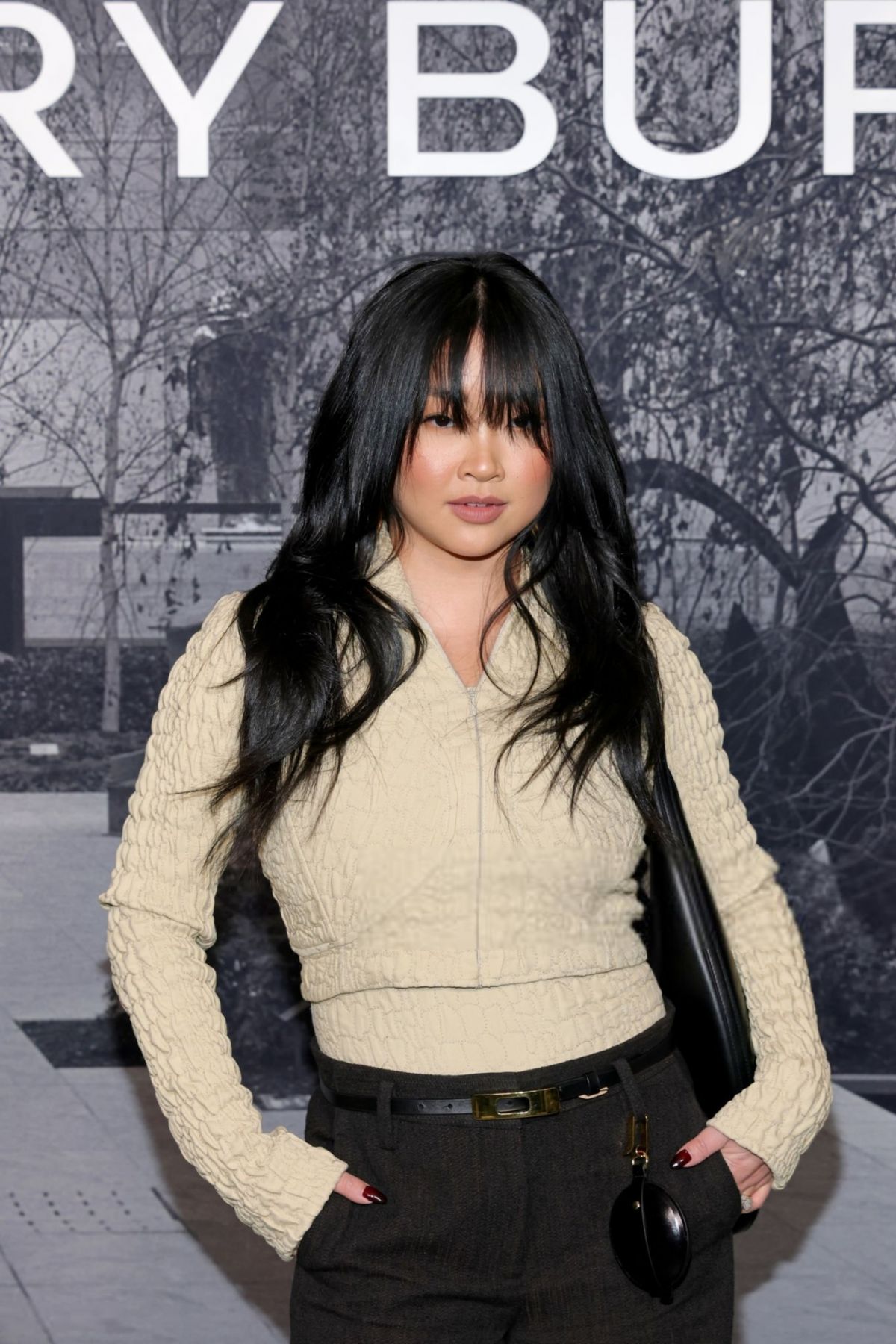 Lana Condor at Tory Burch NYFW Show, February 2025