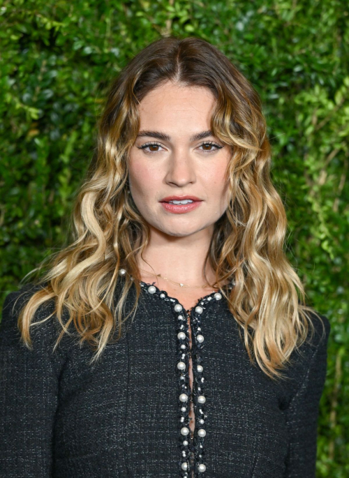 Lily James at Charles Finch Chanel Pre-BAFTA Dinner, February 2025 5