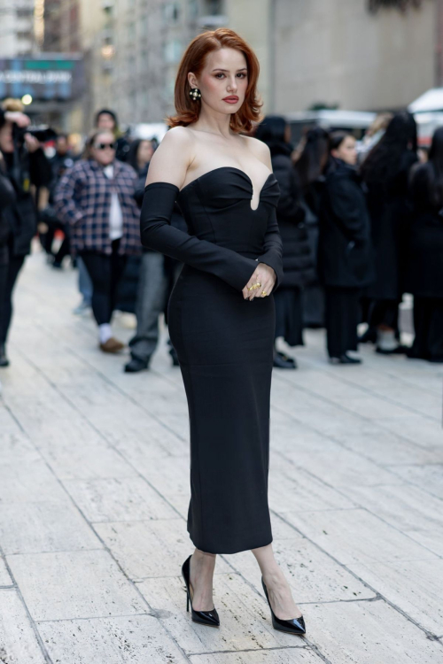 Madelaine Petsch at Carolina Herrera Fall RTW 2025 Fashion Show, February 2025