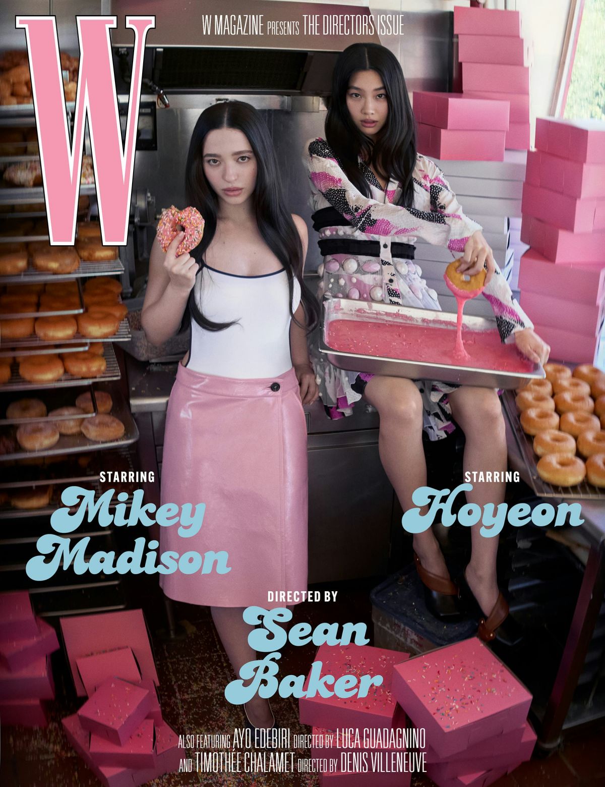 Mikey Madison and Hoyeon for W Magazine Cover, Feb 2025