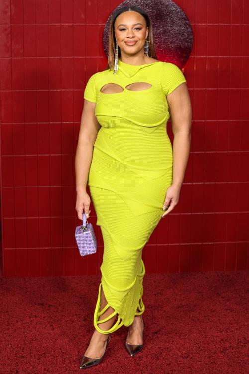 Nia Sioux at Fifteen Percent Pledge Gala, February 2025