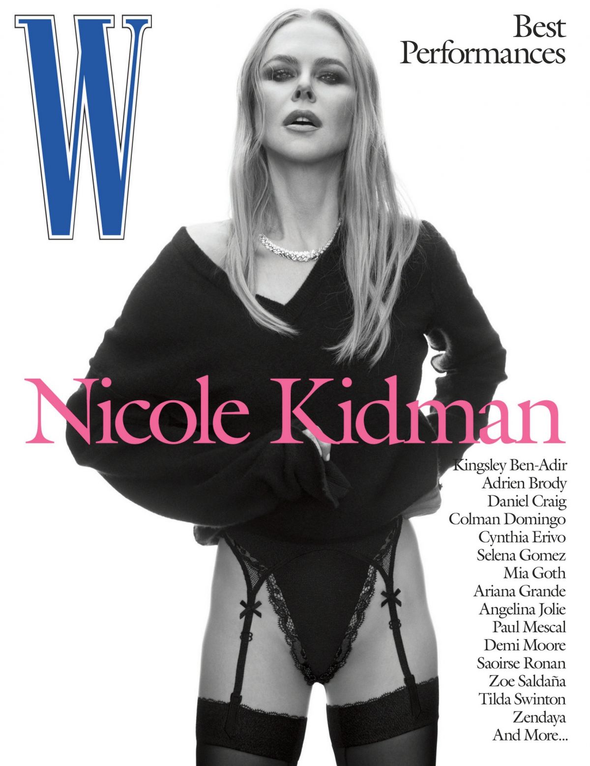 Nicole Kidman in W Magazine Best Performances, January 2025