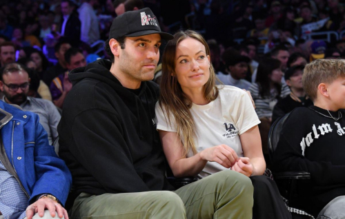 Olivia Wilde at Lakers vs Warriors Game, February 2025 6