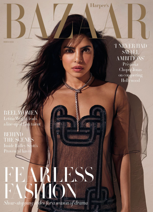 Priyanka Chopra for Harper’s Bazaar UK, March 2025