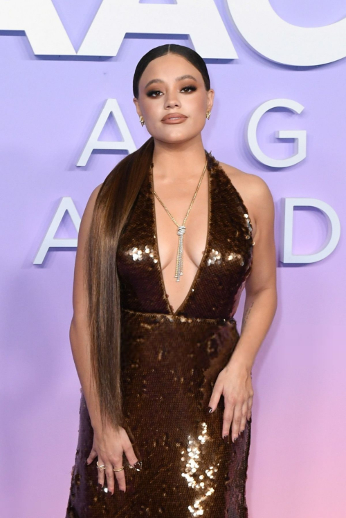 Sarah Jeffery at NAACP Image Awards, Pasadena February 2025 2