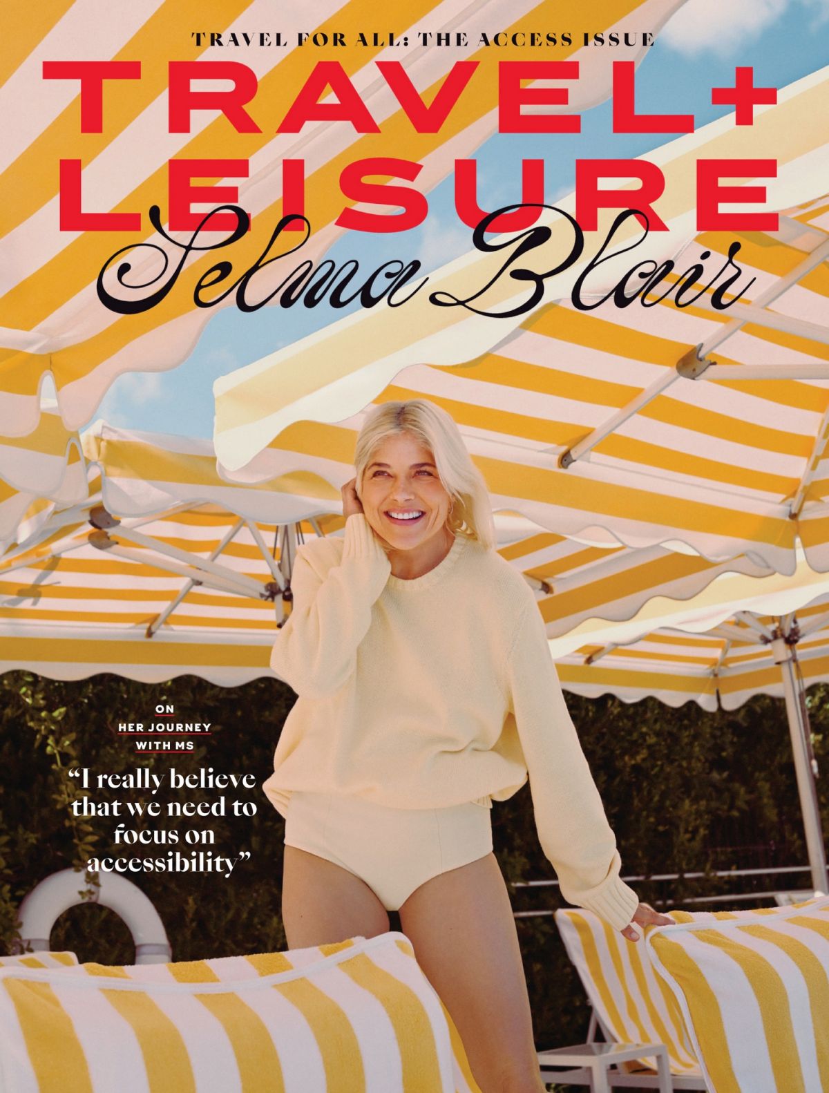 Selma Blair in Travel + Leisure USA, March 2025