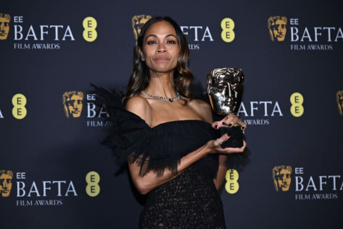 Zoe Saldana at EE BAFTA Film Awards, February 2025 4