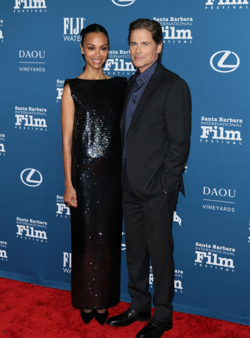 Zoe Saldana at Santa Barbara Film Festival, February 2025 1