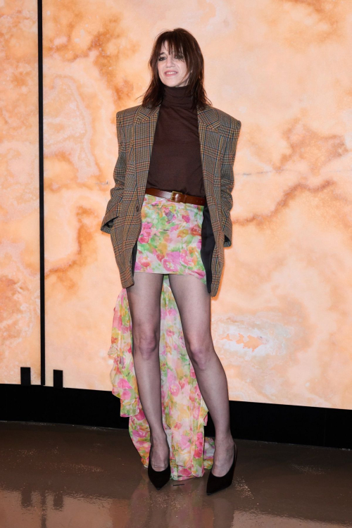 Charlotte Gainsbourg at Saint Laurent Show in Paris, March 2025 1