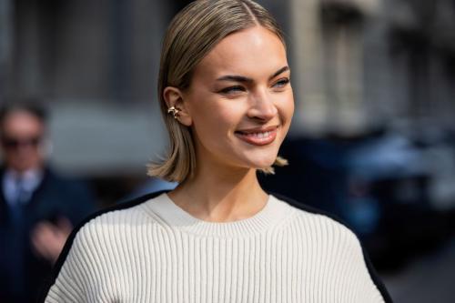 Emilia Silberg Out at Milan Fashion Week Women’s Fall/Winter, February 2025 6