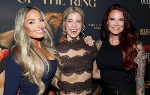 Emily Bett Rickards at Queen Of The Ring Premiere, New York, March 2025 1