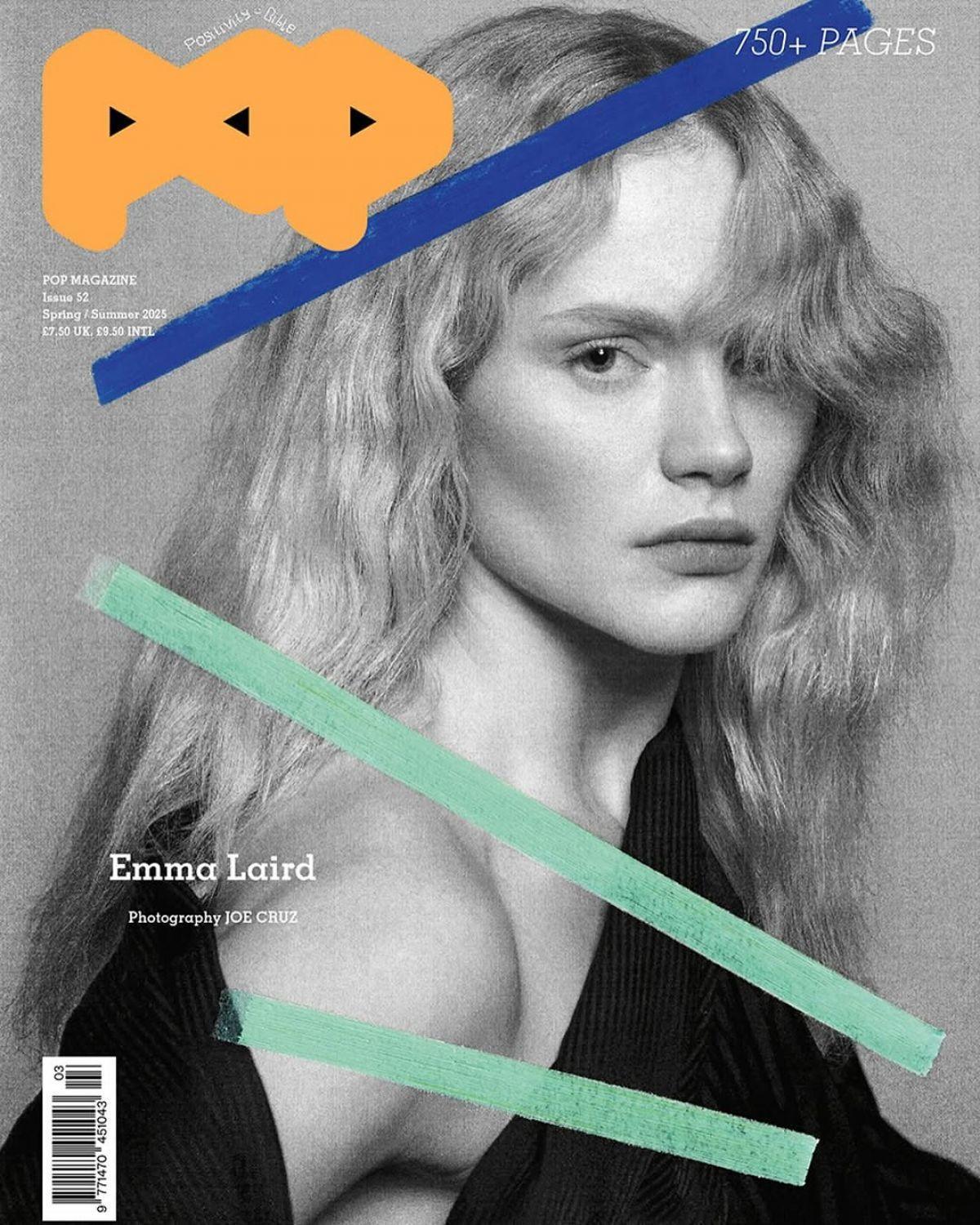 Emma Laird for Pop Magazine Editorial, April 2025