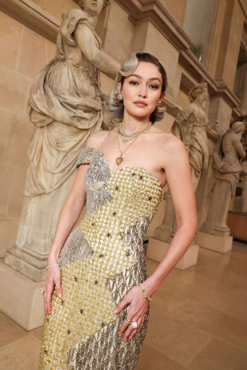 Gigi Hadid at Le Grand Diner du Louvre, Paris, March 2025 3