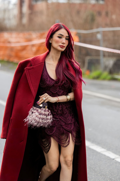 Heart Evangelista at Ferragamo Autumn-Winter Show, Milan Fashion Week, March 2025 3