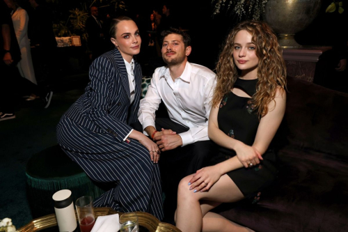 Joey King and Cara Delevingne at MPTF's 23rd Annual Night Before, March 2025