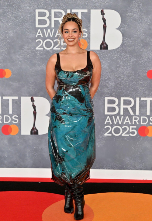 Jorja Smith at 2025 Brit Awards in London, March 2025