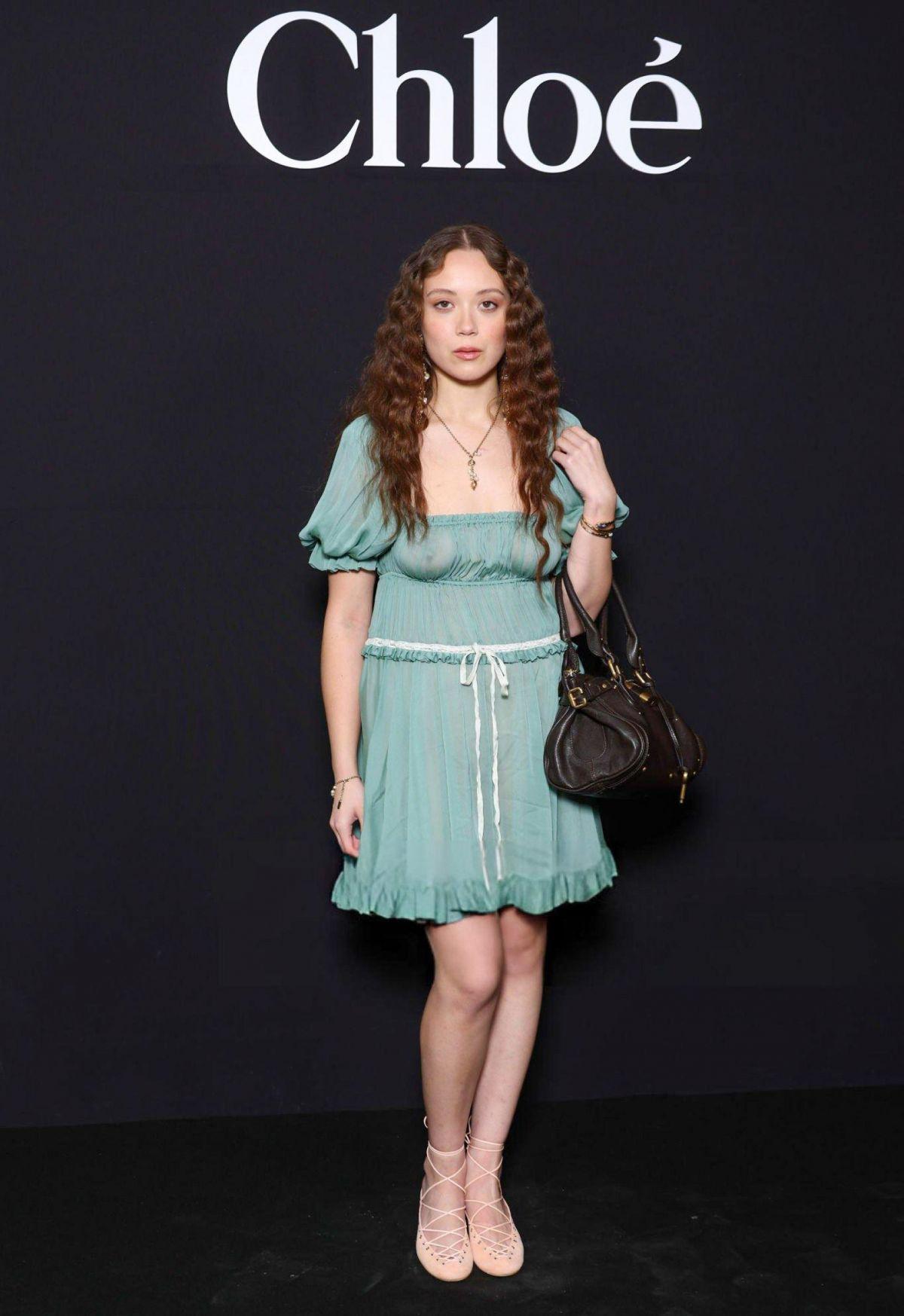 Laufey at Chloe Womenswear Fall/Winter 2025-2026 Show in Paris, March 2025