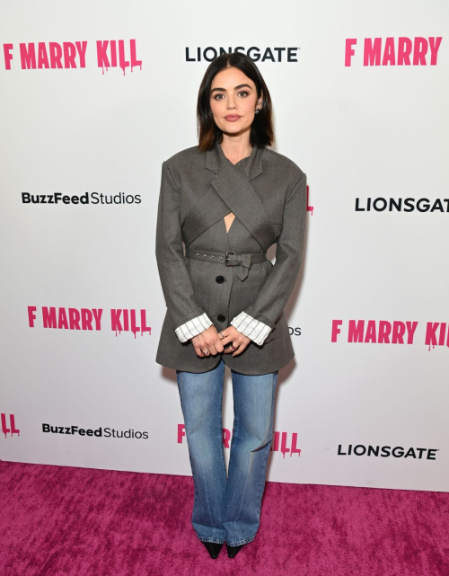 Lucy Hale at F Marry Kill Premiere in Santa Monica, March 2025