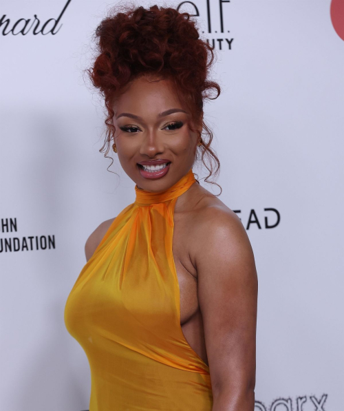 Megan Thee Stallion at Elton John AIDS Foundation