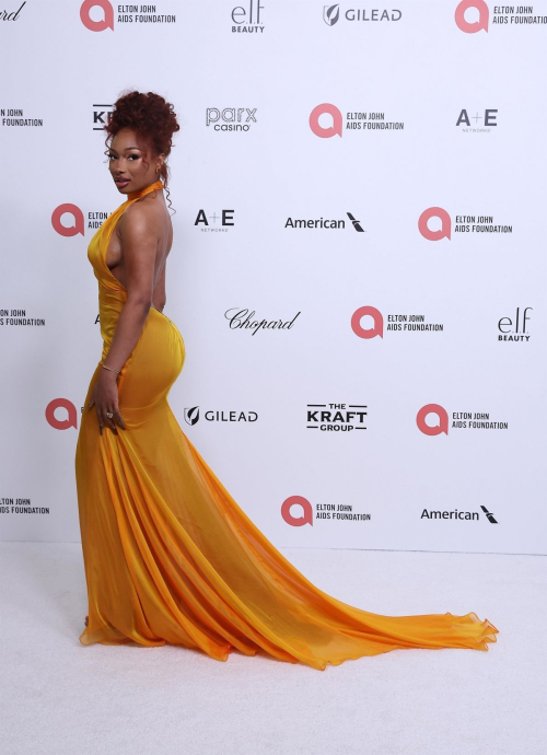 Megan Thee Stallion at Elton John AIDS Foundation