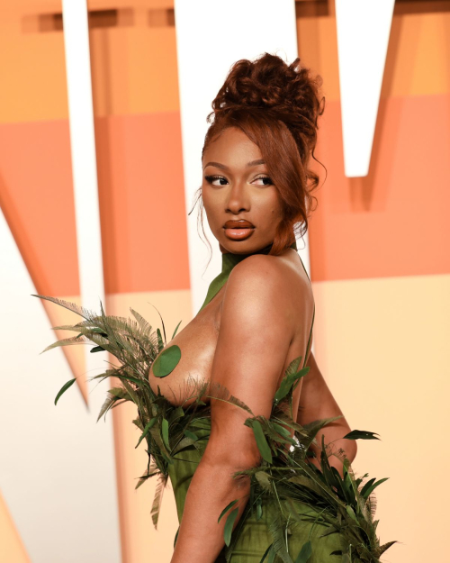 Megan Thee Stallion at Vanity Fair Oscar Party, Beverly Hills, March 2025 9