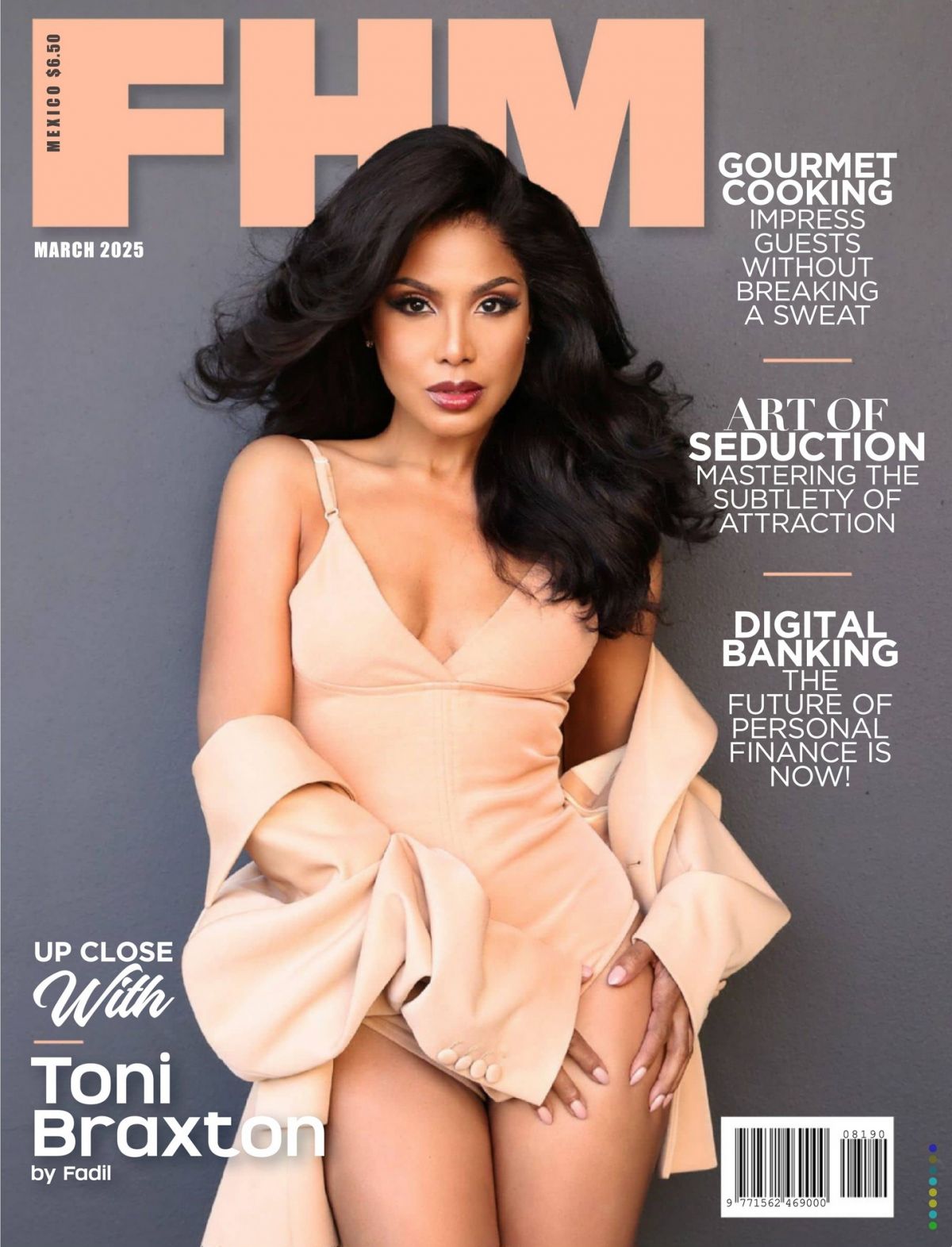 Toni Braxton in FHM Mexico, March 2025