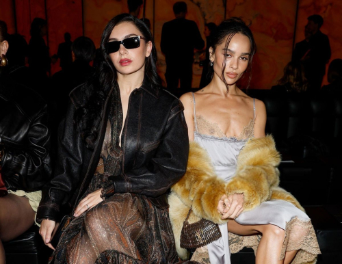 Zoe Kravitz at Saint Laurent Show in Paris, March 2025 1