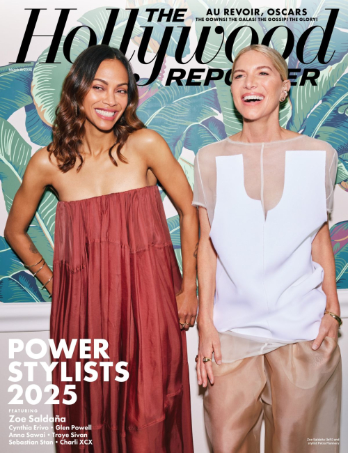 Zoe Saldana in The Hollywood Reporter, March 2025