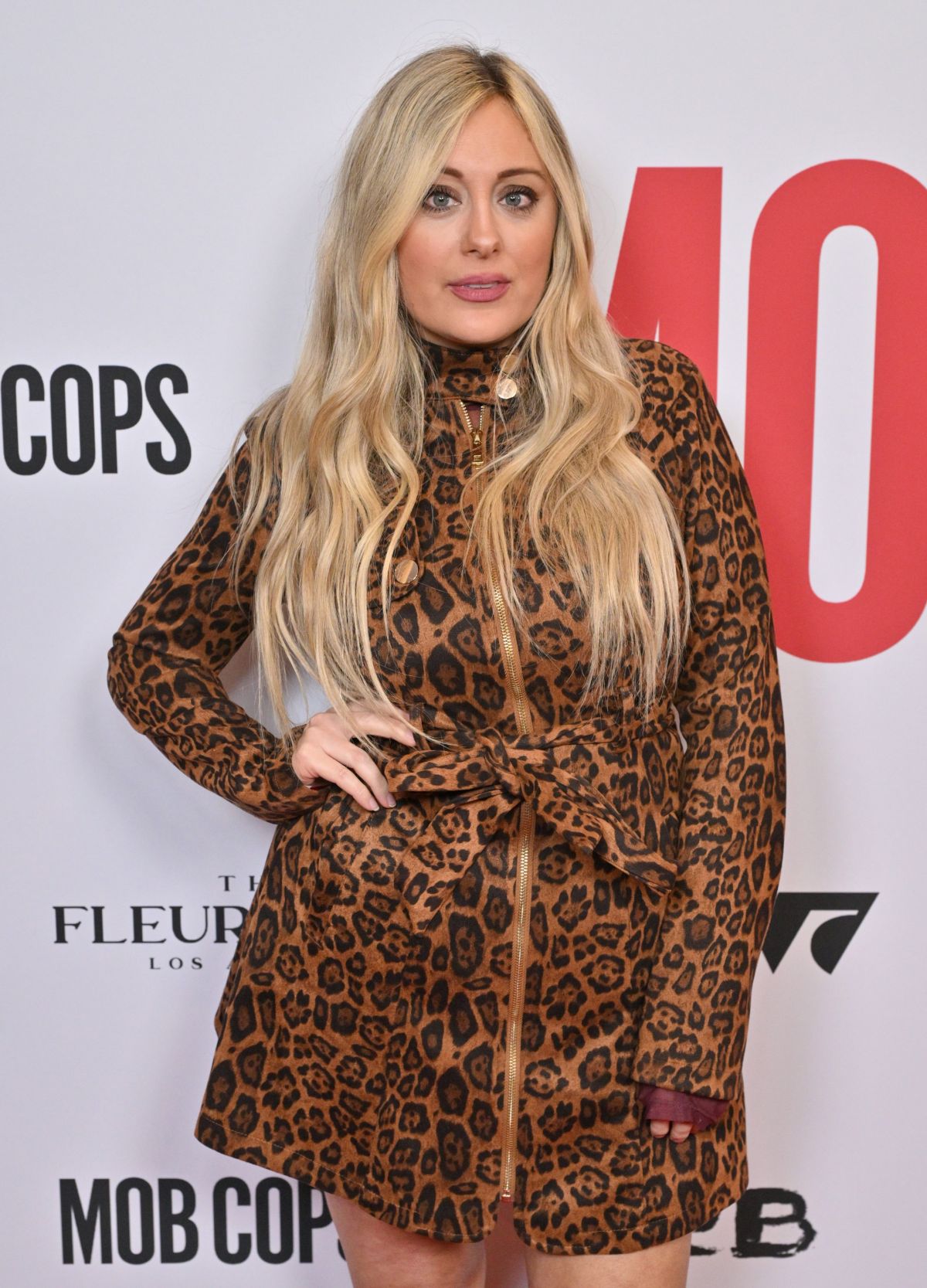 Abbey Scott at Mob Cops Screening Los Angeles, April 2025