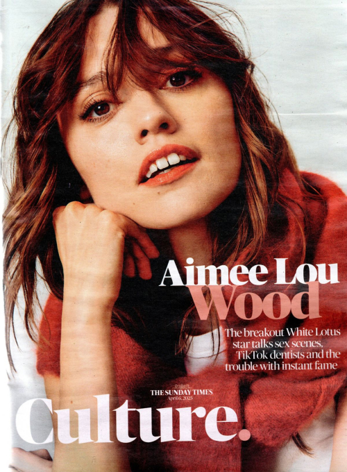Aimee Lou Wood for Culture Magazine Shoot, April 2025