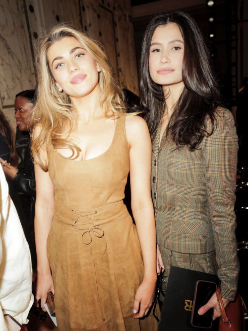 Amelie Zilber at Ralph Lauren Fall 2025 Collection Show in New York, April 2025 6