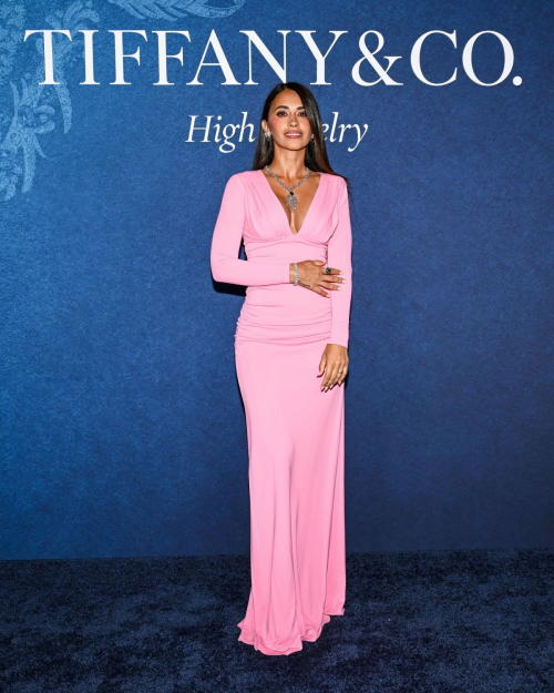 Antonela Roccuzzo at Tiffany & Co. Blue Book Launch in New York City, April 2025