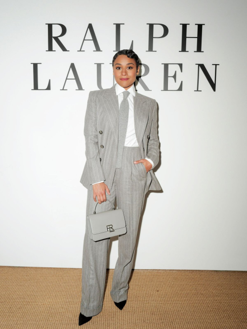 Ariana DeBose at Ralph Lauren Fall 2025 Collection Show in New York, April 2025