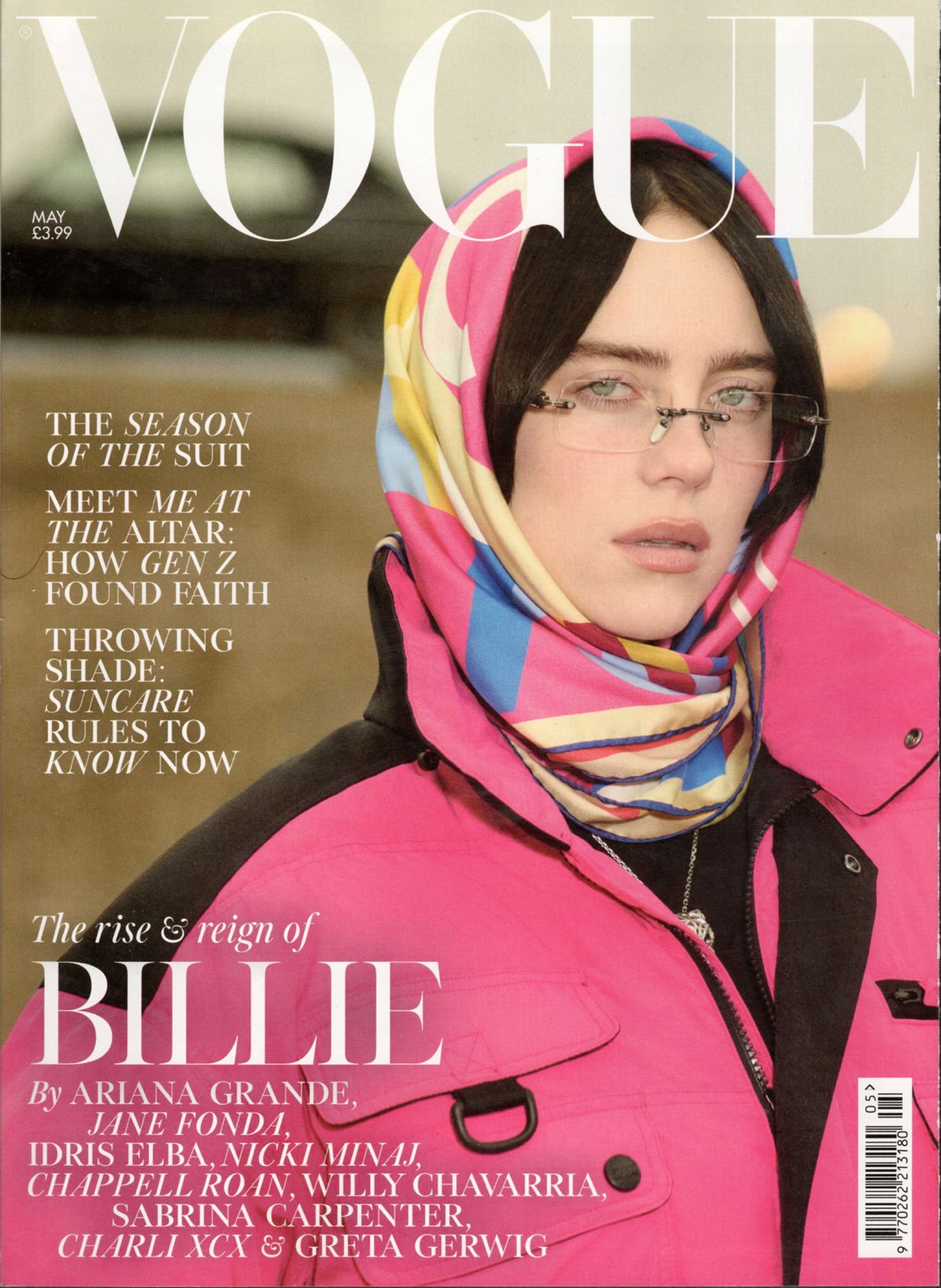 Billie Eilish in Vogue UK, May 2025